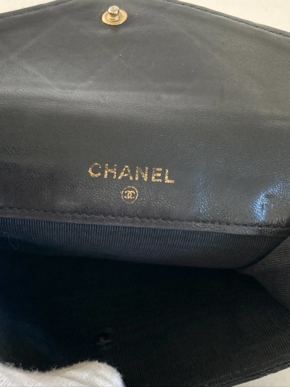 Chanel Black Lambskin Bifold Compact Snap Wallet - Picture 14 of 16